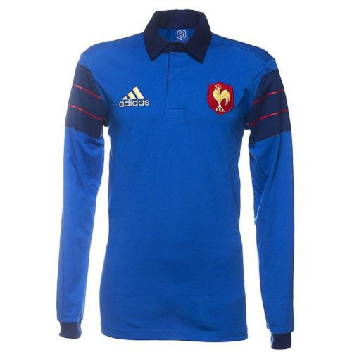 Maillot rugby HOMME ADIDAS FFR SUP JSY LS