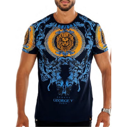 Tee-shirt HOMME GEORGE V LION ORNEMENT